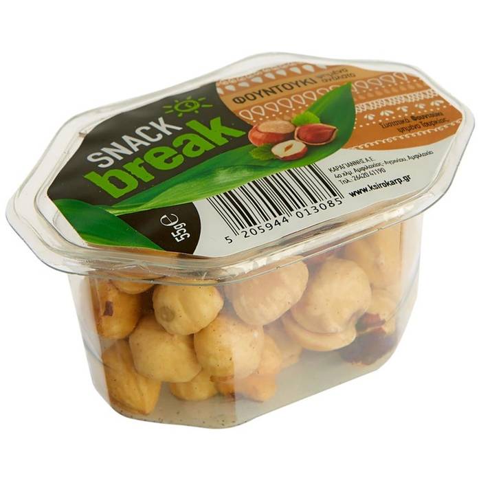 SNACK BREAK φουντούκι ψημένο ανάλατο 55gr