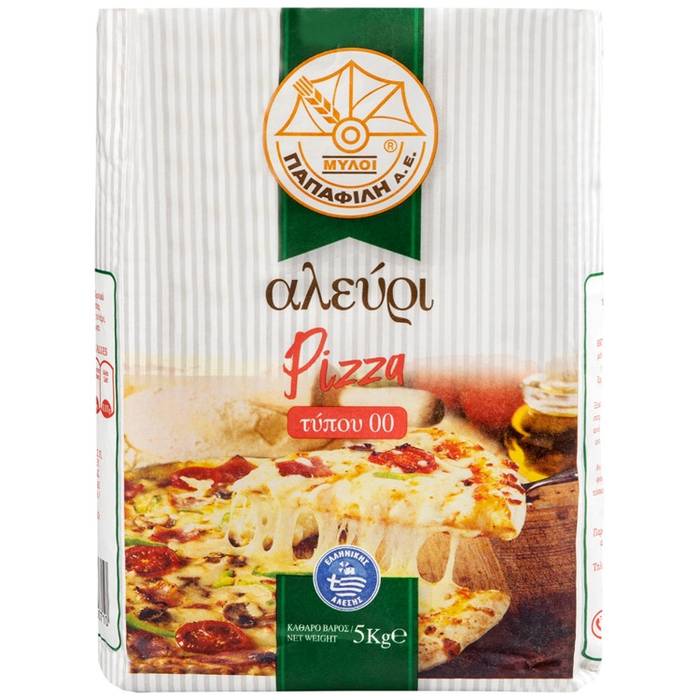 ΜΥΛΟΙ ΠΑΠΑΦΙΛΗ αλεύρι πίτσας 5kg
