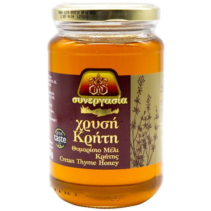 ΣΥΝΕΡΓΑΣΙΑ Χρυσή Κρήτη μέλι θυμαρίσιο 450gr