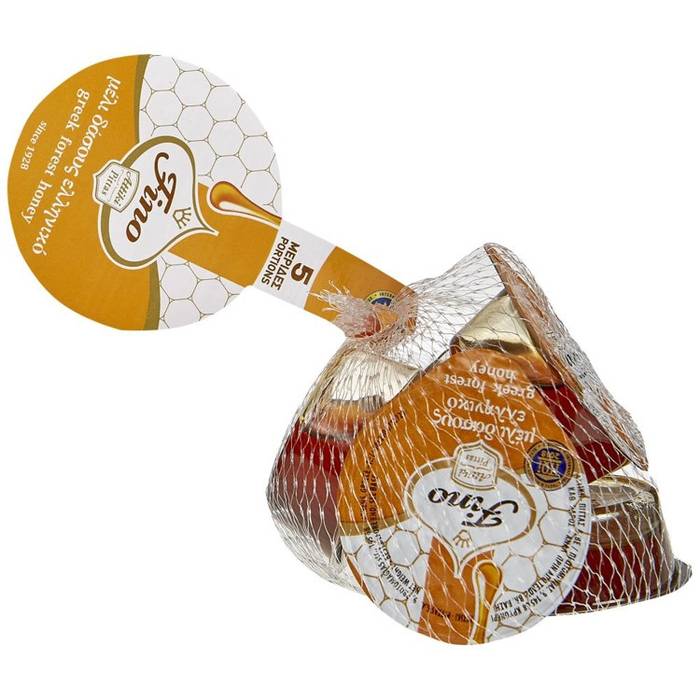 ΦΙΝΟ μέλι ελληνικό διχτάκι 5 μερίδων 30gr