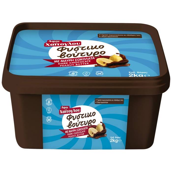 ΑΦΟΙ ΧΑΙΤΟΓΛΟΥ φυστικοβούτυρο με μαύρη σοκολάτα 2kg