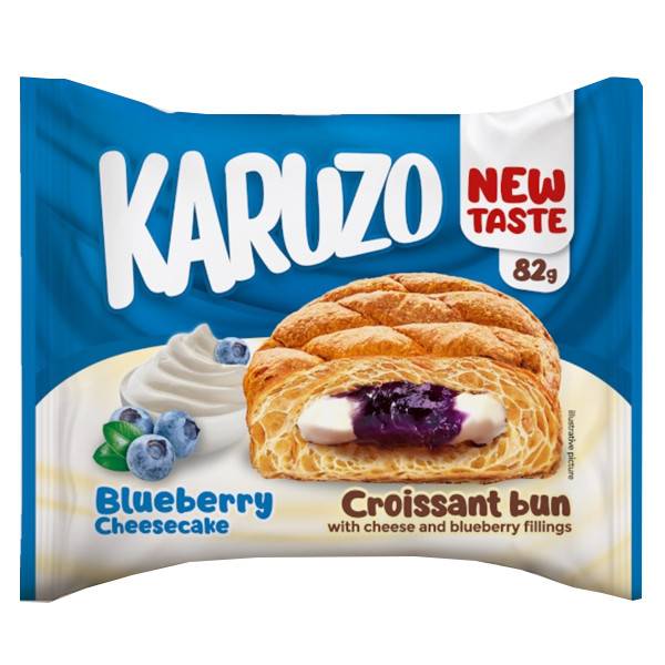 KARUZO κρουασάν blueberry cheesecake 82gr
