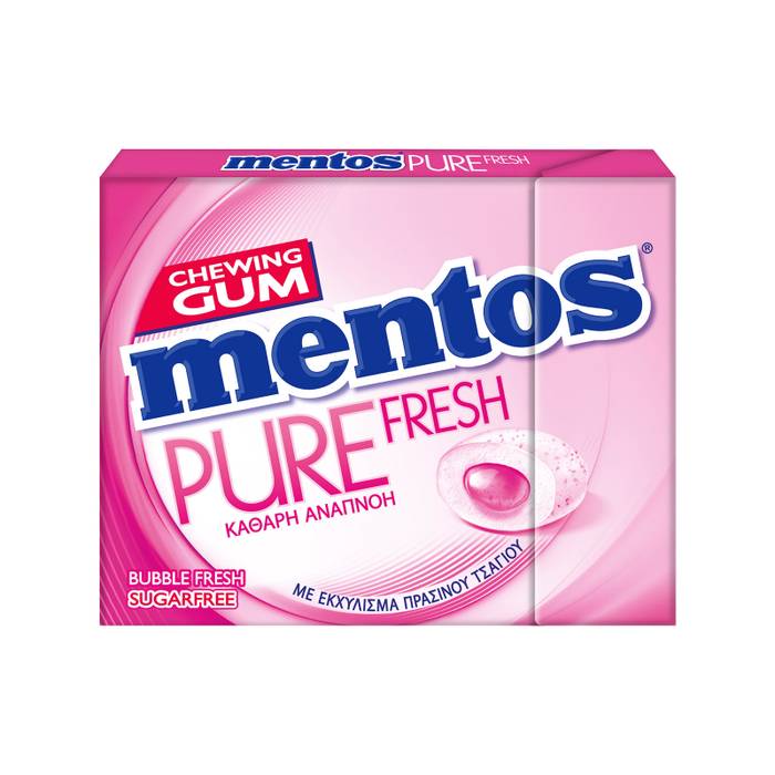 MENTOS τσίχλες pure fresh 30gr