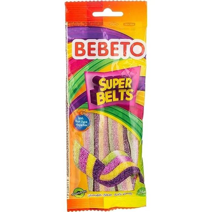 BEBETO ζελεδάκια γλώσσες super belts 75gr