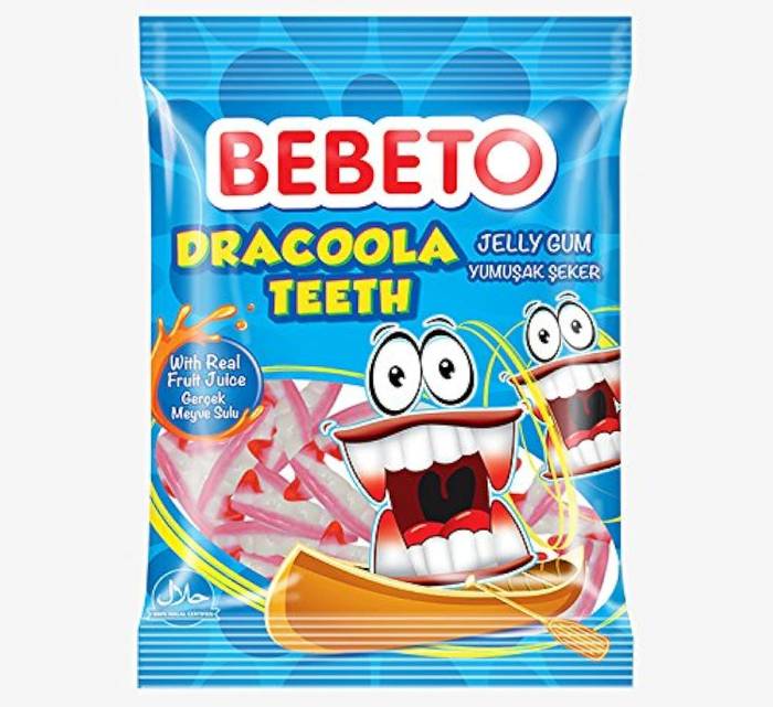 BEBETO ζελεδάκια dracoola teeth 80gr