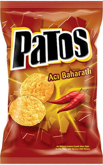 PATOS Nachos με γεύση hot spicy 100gr