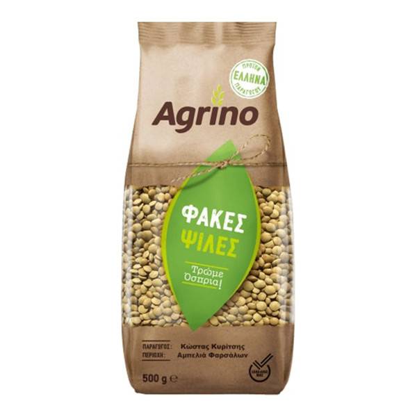 AGRINO φακές ψιλές Φαρσάλων 500gr