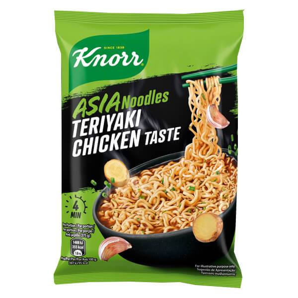 KNORR noodles asia teriyaki κοτόπουλο 73gr