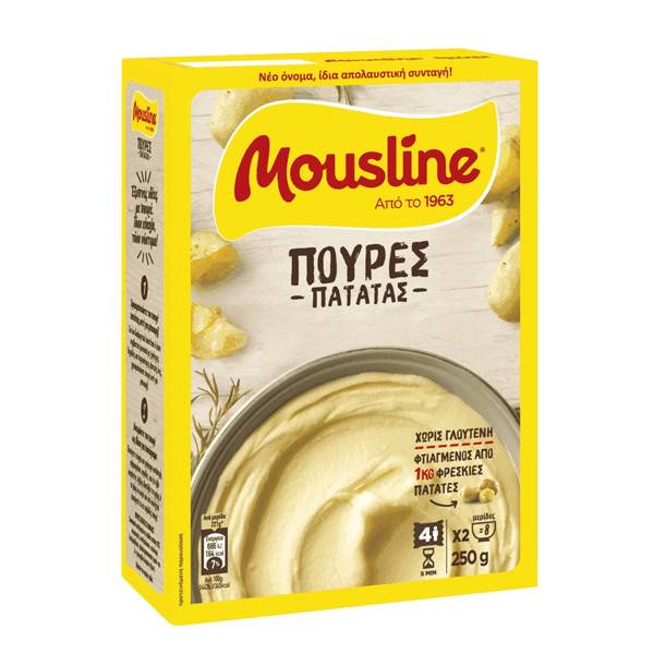 MOUSLINE πουρές πατάτας 2x125gr