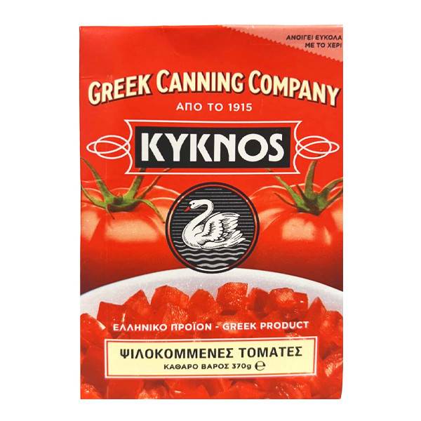 ΚΥΚΝΟΣ τομάτες ψιλοκομμένες 370gr