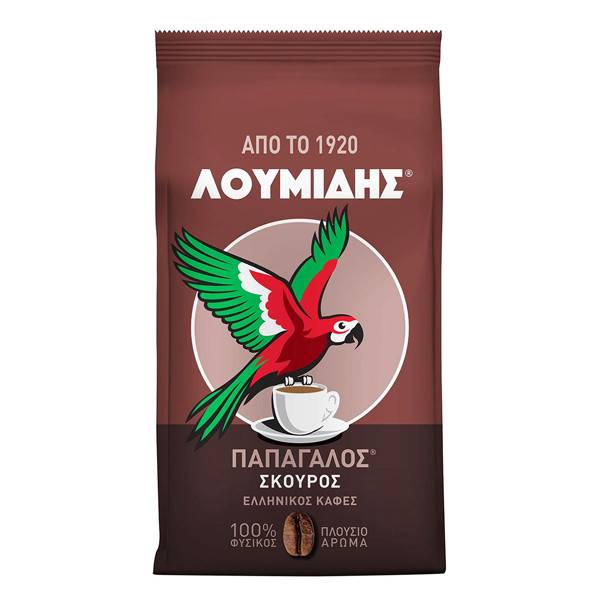 ΛΟΥΜΙΔΗΣ ΠΑΠΑΓΑΛΟΣ ελληνικός καφές σκούρος 194gr