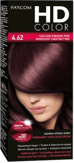 FARCOM HD color βαφή μαλλιών No4.62 60ml