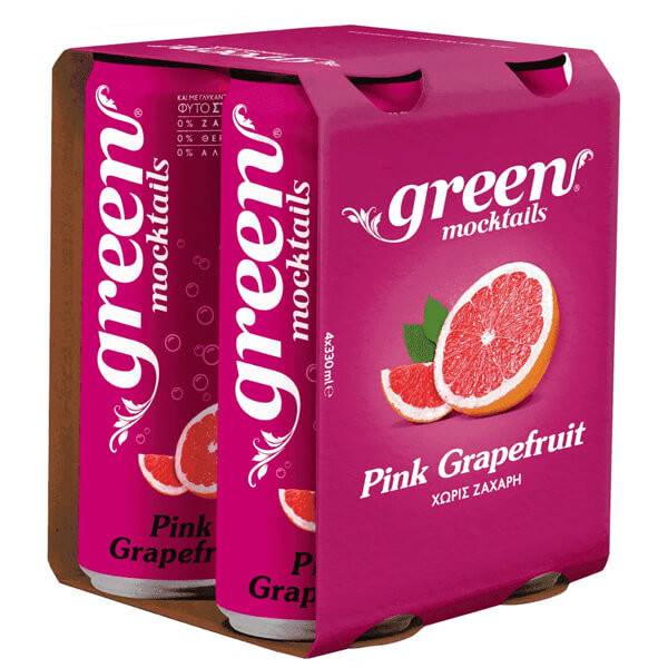 GREEN COLA moctails pink grapefruit 4x330ml