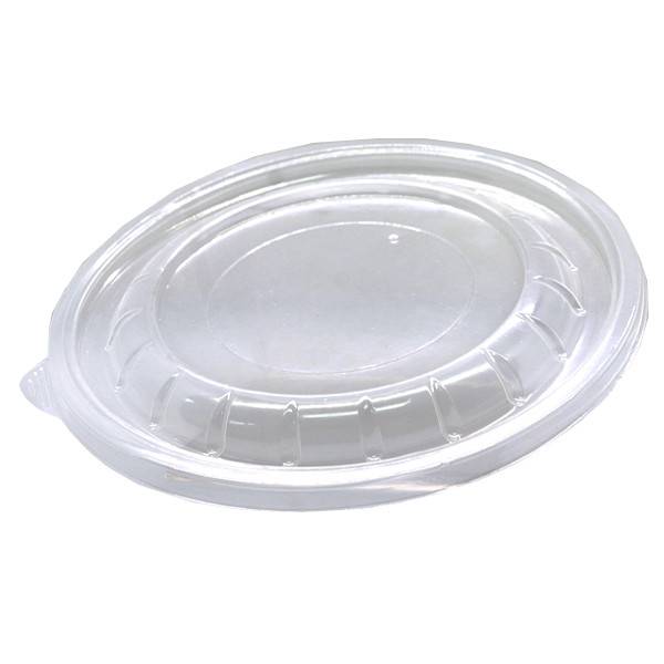 LUX PLAST καπάκι πλαστικό για μπωλ σαλάτας μαύρο 50τεμ