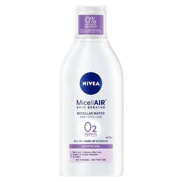 NIVEA λοσιόν ντεμακιγιάζ micellair για ευαίσθητες επιδερμίδες 400ml