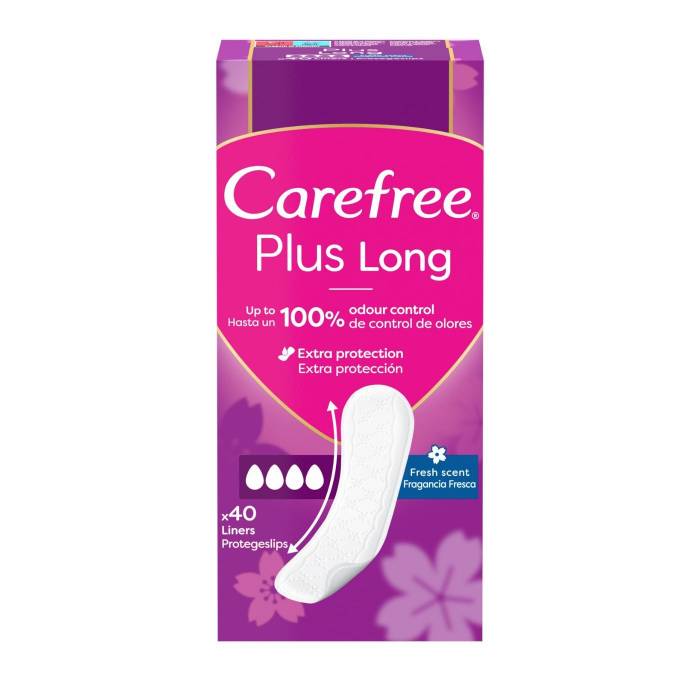 CARE FREE σερβιετάκια plus long 40τεμ