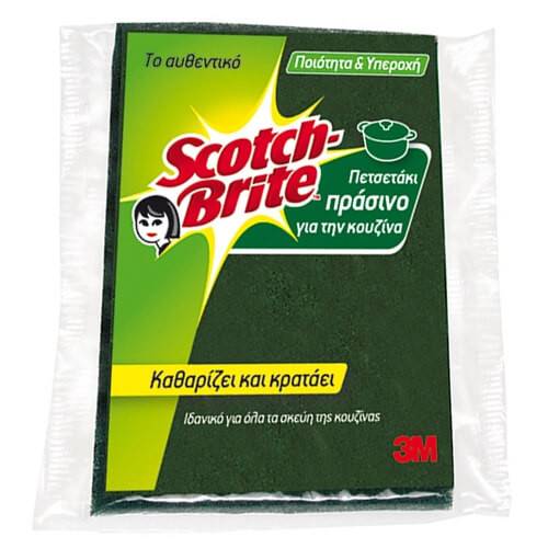 SCOTCH-BRITE συρμάτινο πετσετάκι πράσινο 11,5x15,8cm 1τεμ