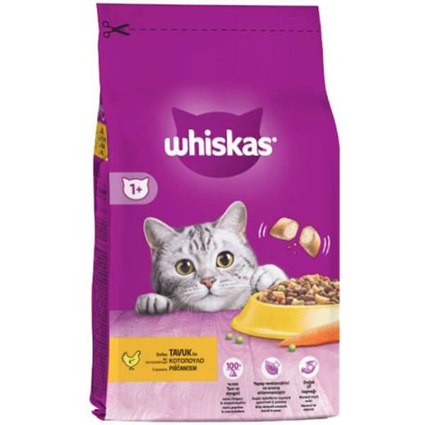 WHISKAS γατοτροφή κροκέτα με κοτόπουλο 1,4kg