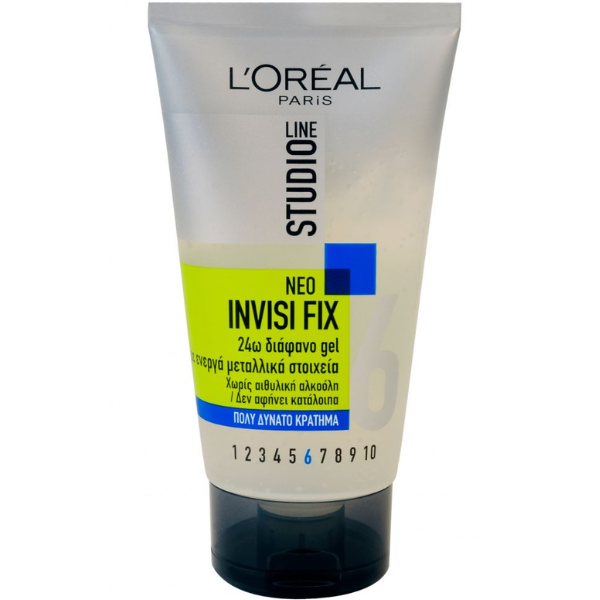 L'OREAL PARIS gel μαλλιών studio line invisi fix 150ml