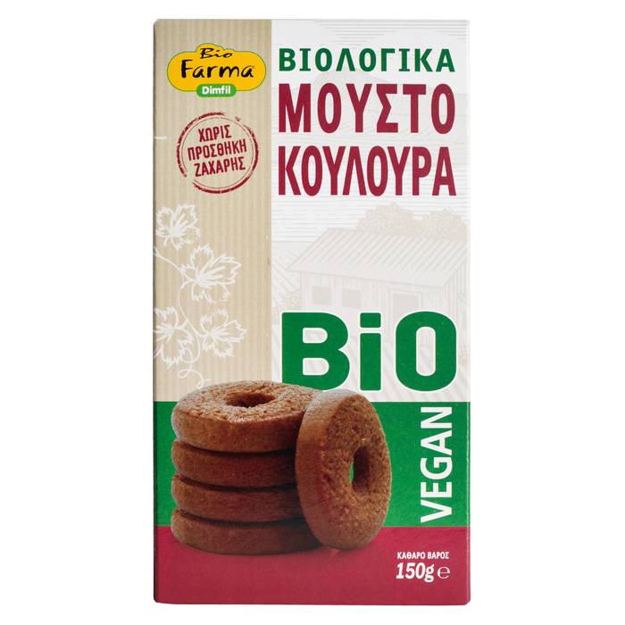 BIOFARMA μουστοκούλουρα βιολογικά 150gr