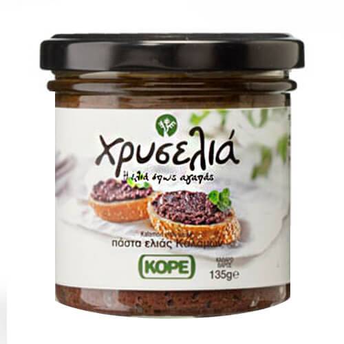 ΧΡΥΣΕΛΙΑ πάστα ελιάς καλαμών 135gr