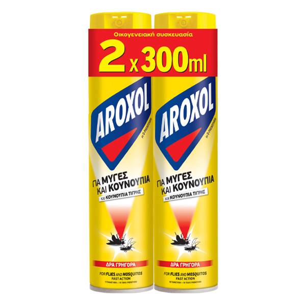 AROXOL εντομοκτόνο υγρό 2x300ml
