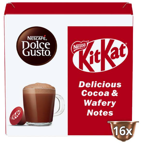 NESCAFE dolce gusto καφές KitKat σε κάψουλες συμβατές με μηχανή Nespresso 16τεμ