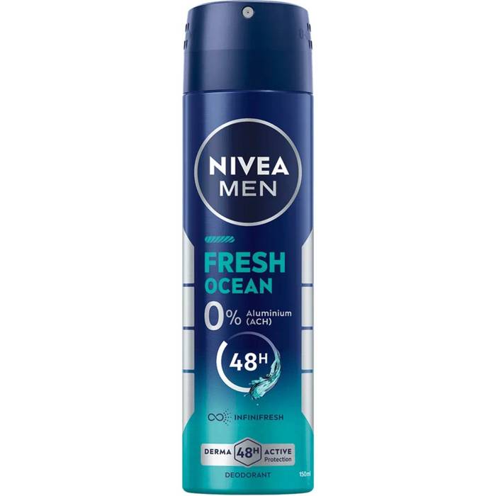 NIVEA αποσμητικό σώματος spray men fresh ocean 150ml