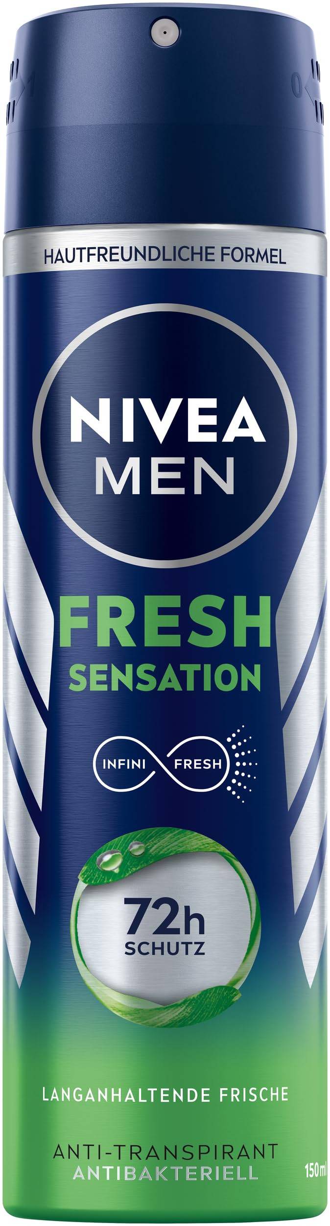 NIVEA αποσμητικό σώματος spray men fresh sensation 150ml