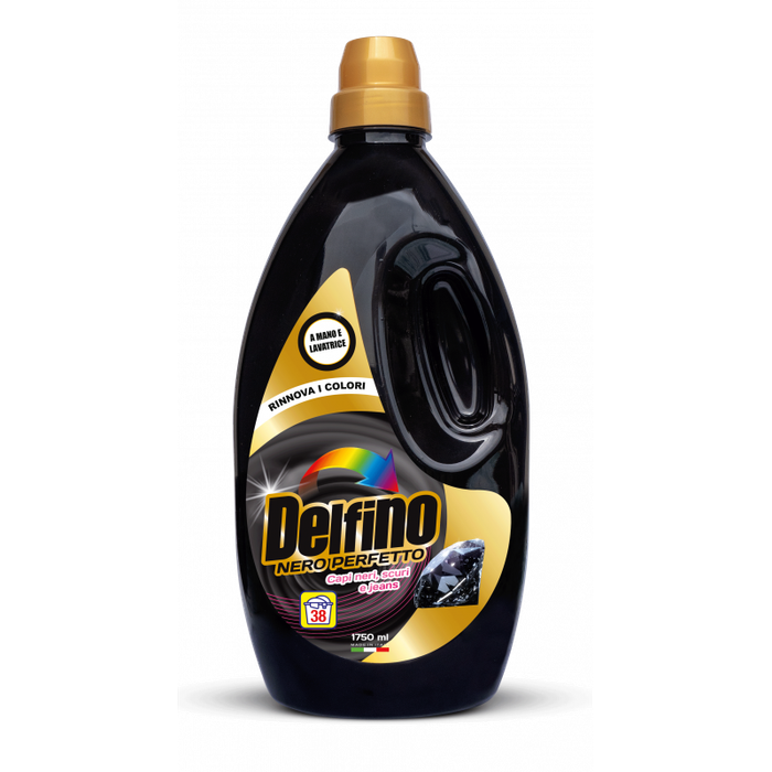 DELFINO υγρό απορρυπαντικό ρούχων nero 38μεζ 1,75lt