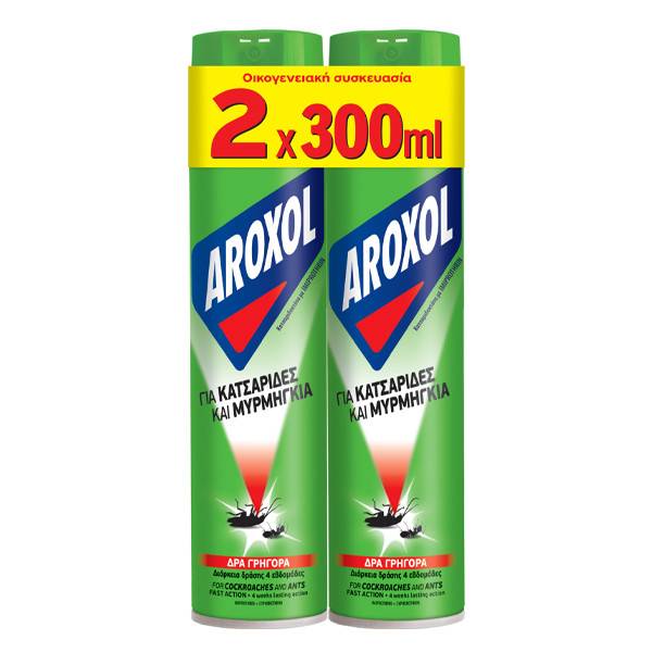 AROXOL κατσαριδοκτόνο 2x300ml