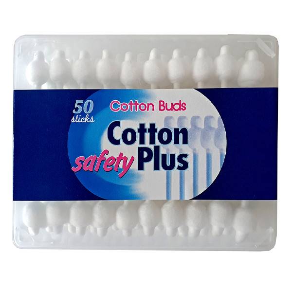 COTTON PLUS ωτοκαθαριστές παιδικοί ασφαλείας 50τεμ