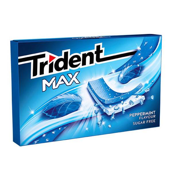 TRIDENT τσίχλες max μέντα 12x27gr