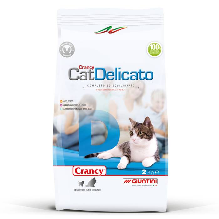 GIUNTINI Cat Delicato γατοτροφή crancy 400gr