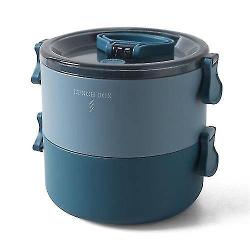 LUNCH BOX φαγητοδοχείο στρογγυλό 2 επιπέδων 1600ml