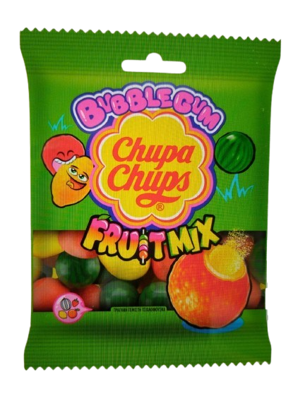 CHUPA CHUPS μαστίχες μιξ φρούτων 80gr