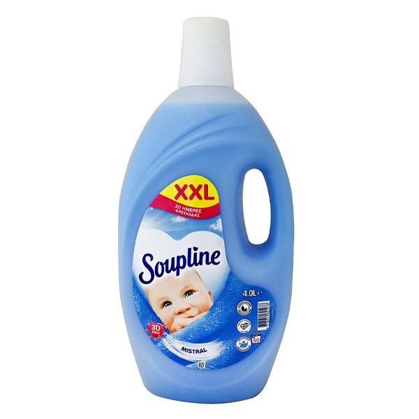 SOUPLINE μαλακτικό ρούχων mistral 50μεζ 4lt