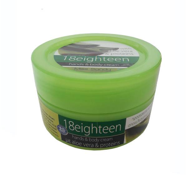 18EIGHTEEN κρέμα χεριών και σώματος με αλόη 200ml