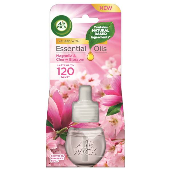 AIR WICK ανταλλακτικό αποσμητικό χώρου magnolia και cherry blossom 19ml