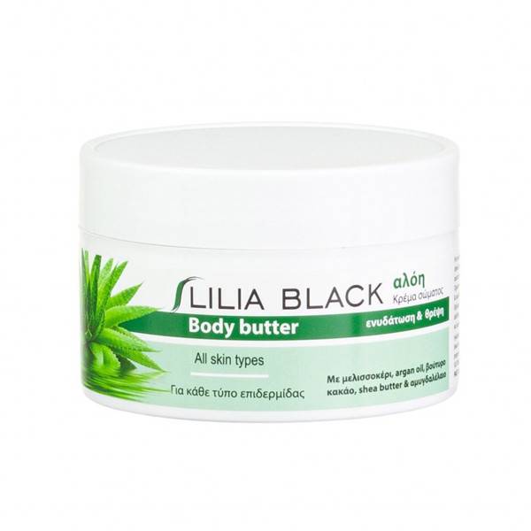 LILIA BLACK κρέμα σώματος με αλόη 250ml