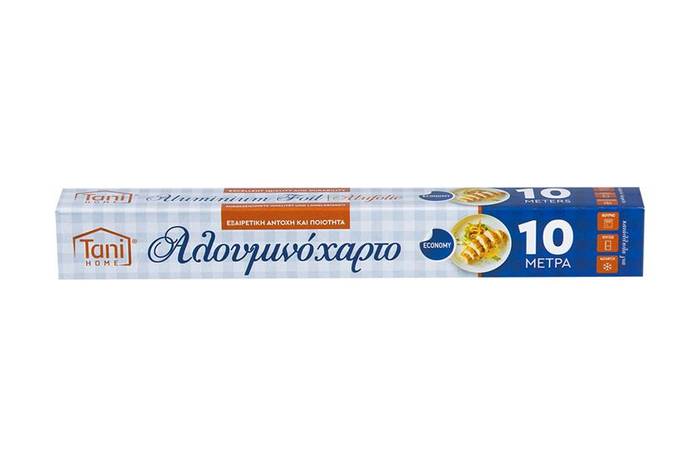 TANI HOME αλουμινόχαρτο με εύκολο άνοιγμα 10m