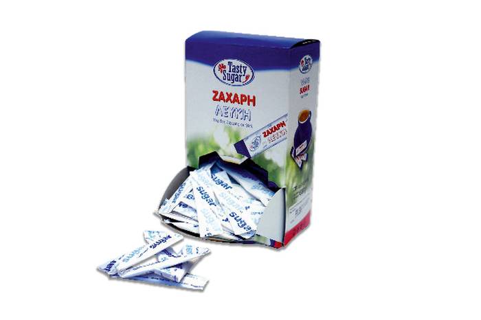 TASTY ζάχαρη λευκή σε sticks 170x4gr