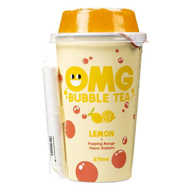 OMG τσάι bubble tea με γεύση λεμόνι 270ml