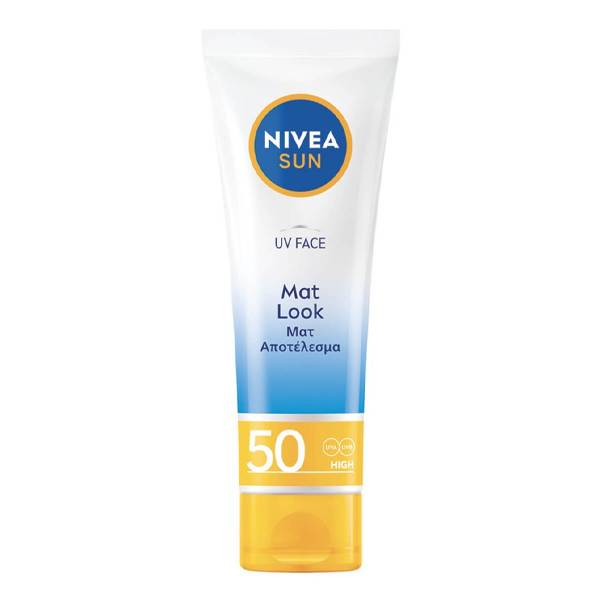 NIVEA αντιηλιακό προσώπου uv face mat look SPF50+ 50ml