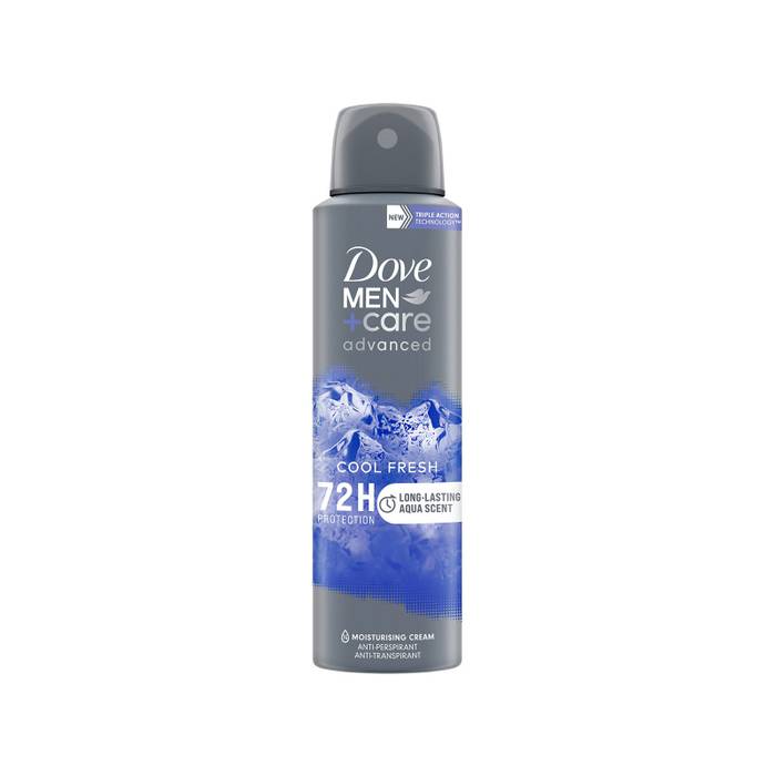 DOVE αποσμητικό σώματος spray Men και Care advanced care cool fresh 150ml