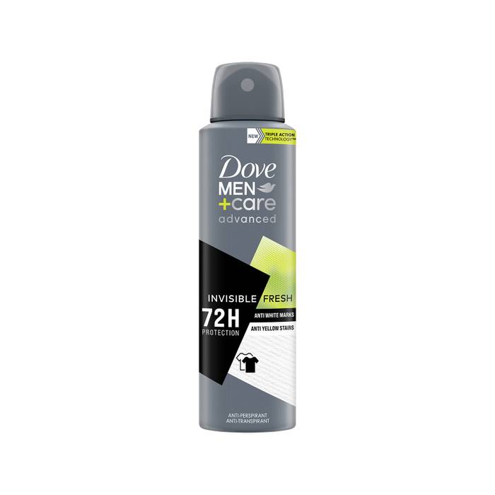 DOVE αποσμητικό σώματος spray advanced care invisible fresh 150ml