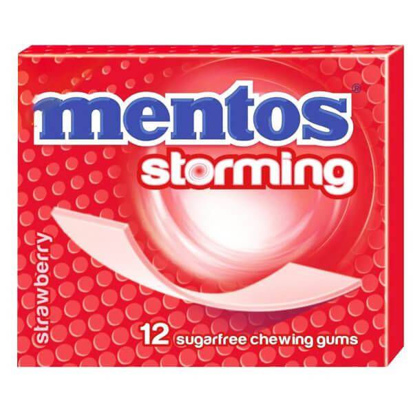 MENTOS τσίχλες stroming φράουλα 12x33gr
