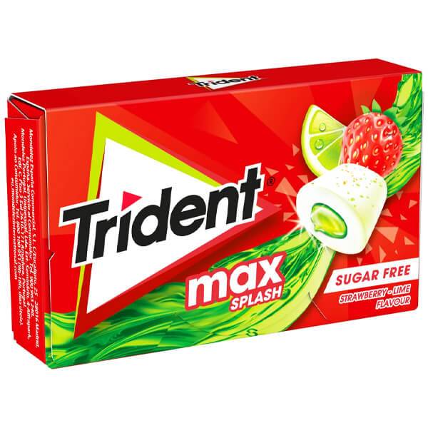 TRIDENT τσίχλες long lasting φράουλα και λάιμ 22gr