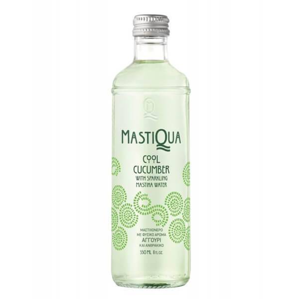 MASTIQUA ανθρακούχο νερό με αγγούρι 330ml