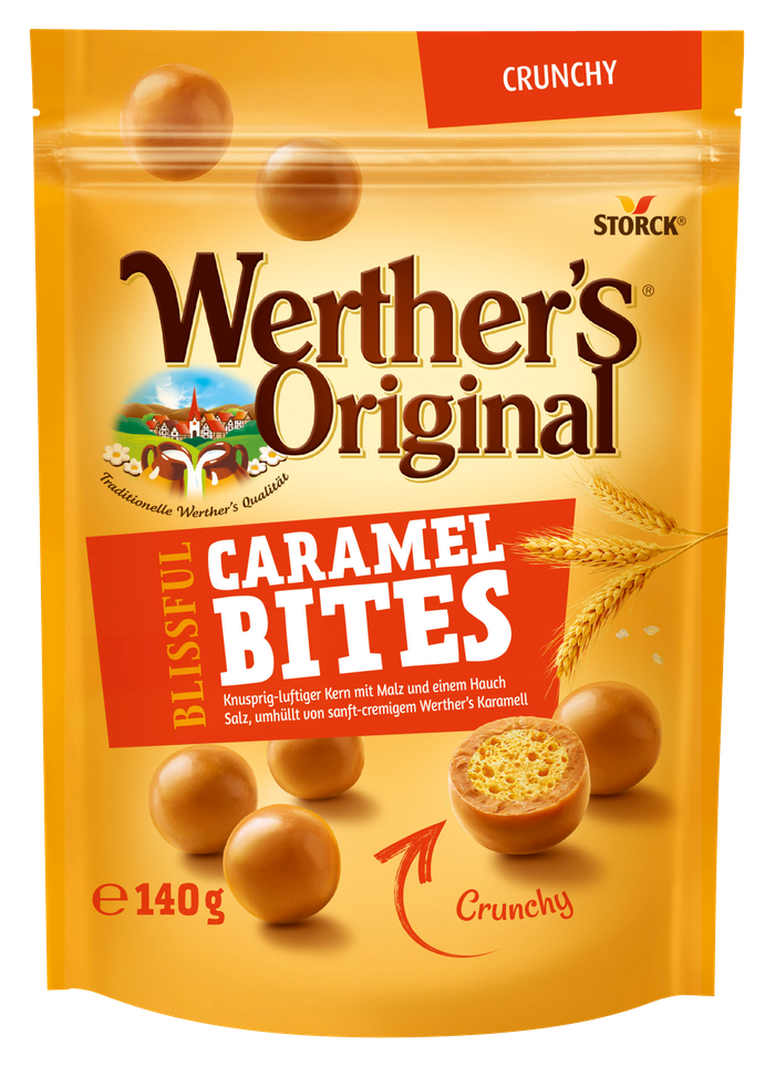 WERTHER'S καραμέλες caramel crunchy bites 140gr